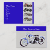  MOTORCYCLI rood grijs blauw Visitekaartje (Voorkant / Achterkant)
