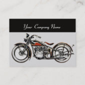 MOTORCYCLI rood grijs Visitekaartje (Achterkant)