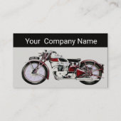  MOTORCYCLI Rood grijs wit Visitekaartje (Achterkant)