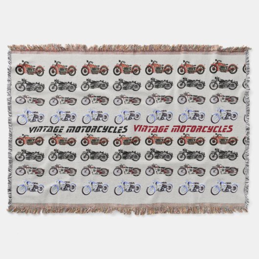  MOTORCYCLI rood, grijs zwart Deken (Voorkant)