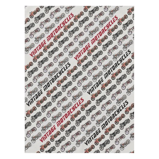  MOTORCYCLI rood, grijs zwart Tafelkleed (Voorkant)