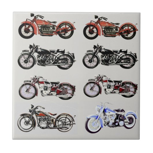  MOTORCYCLI TEGELTJE (Voorkant)