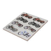  MOTORCYCLI TEGELTJE (Zijkant)