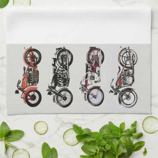  MOTORCYCLI THEEDOEK (Gevouwen)