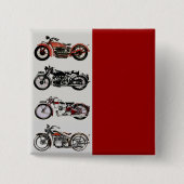 MOTORCYCLI VIERKANTE BUTTON 5,1 CM (Voorkant)