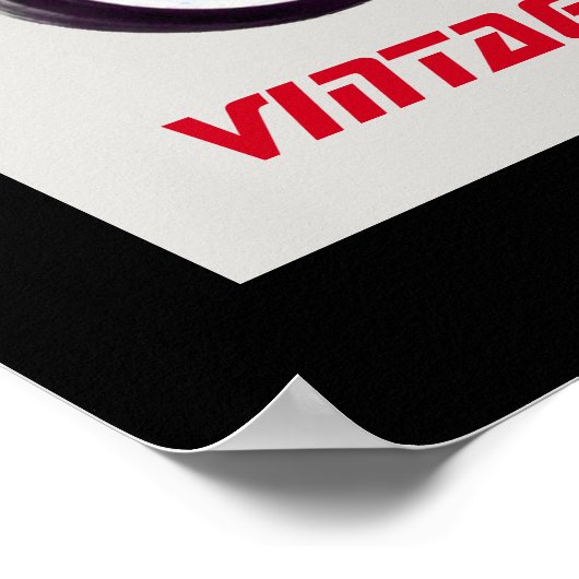  MOTORCYCLI, zwarte grijs Poster (Hoek)