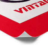  MOTORCYCLI, zwarte rode grijs Poster (Hoek)