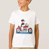 Motorcycling Dog T-shirt (Voorkant)
