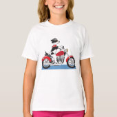 Motorcycling Dog T-Shirt (Voorkant)