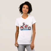 Motorcycling Dog T-shirt (Voorkant volledig)