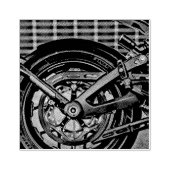 Motorcyclist gifts rubberstempel (Afrduk)