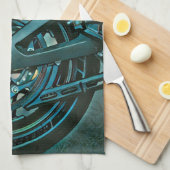Motorcyclist gifts theedoek (Quarter Fold)