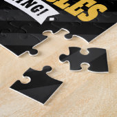 Motorcyclist kan geen geluk kopen kan Motorcycl ko Legpuzzel (Zijkant)