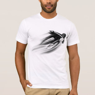  MOTORCYCLUS ART, T-SHIRTS.black & white. T-shirt