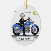 Motorcyclus - Mal Keramisch Ornament (Rechts)