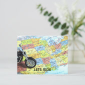 Motorcyclus op Kaart van de Verenigde Staten, LETS (Staand voorkant)