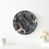 Motorcycluschroomgegevens van de motor grote klok (Huis)