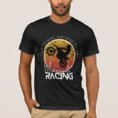 MOTORCYCLUSRACTIE | Draag uw sport T-shirt (Voorkant)