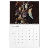 Motoren met een oerstomen voor wandkalender kalender (Mar 2026)