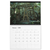 Motoren met een oerstomen voor wandkalender kalender (Feb 2026)