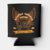 Motorfieclub Badge Blikjeskoeler (Voorkant)