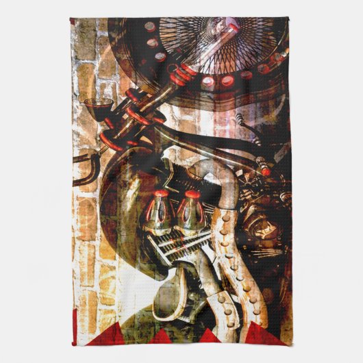 Motorfiemanie Theedoek (Verticaal)