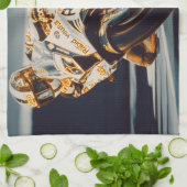 Motorfierracer Theedoek (Gevouwen)