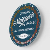 Motorfieslag Naam Datum Keten Wit Blauw Grote Klok (Hoek)