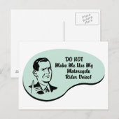 Motorfiespraak Briefkaart (Voorkant / Achterkant)