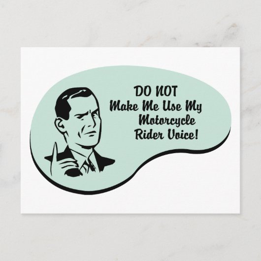 Motorfiespraak Briefkaart (Voorkant)