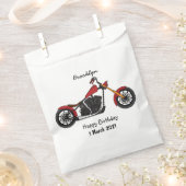 Motorfietafbeelding met snijder bedankzakje (Geknipt)
