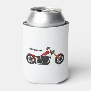 Motorfietafbeelding met snijder blikjeskoeler