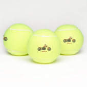 Motorfietafbeelding met snijder tennisballen (Multi)