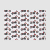 Motorfietafbeelding met snijder tissuepapier (Voorkant)