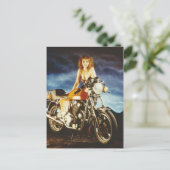 Motorfietpop Briefkaart (Staand voorkant)