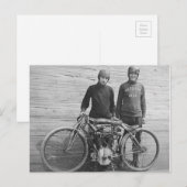 MotorfietracerBriefkaart van 1930 Briefkaart (Voorkant / Achterkant)