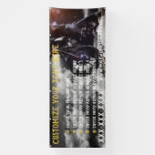 Motorfietreparatie aanpassen Groot winkelen Spandoek (Verticaal)