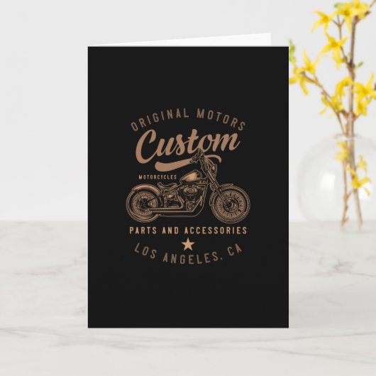 Motorfiets 01 kaart (Gele Bloem)