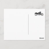 Motorfiets 10 briefkaart (Achterkant)