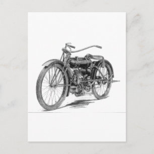  motorfiets 1918 briefkaart