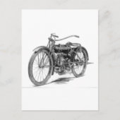  motorfiets 1918 briefkaart (Voorkant)