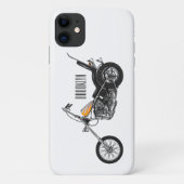 Motorfiets 1950 cartoon, afbeelding Case-Mate iPhone case (Achterkant)