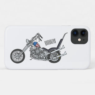 Motorfiets 1950 cartoon, afbeelding Case-Mate iPhone case
