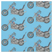 Motorfiets 1950 cartoon, afbeelding stof (Close Up)