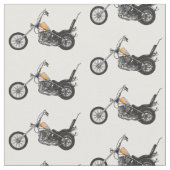 Motorfiets 1950 cartoon, afbeelding stof (Close Up)
