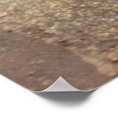 Motorfiets 1980 Pinup Girl Poster (Hoek)