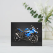 Motorfiets 19 briefkaart (Staand voorkant)