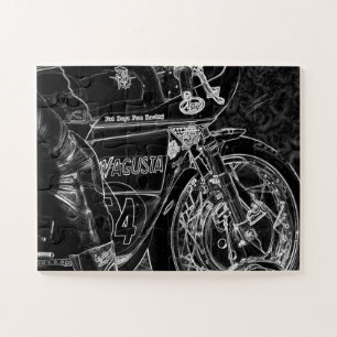 Motorfiets 1 11x14 30pc jpm legpuzzel