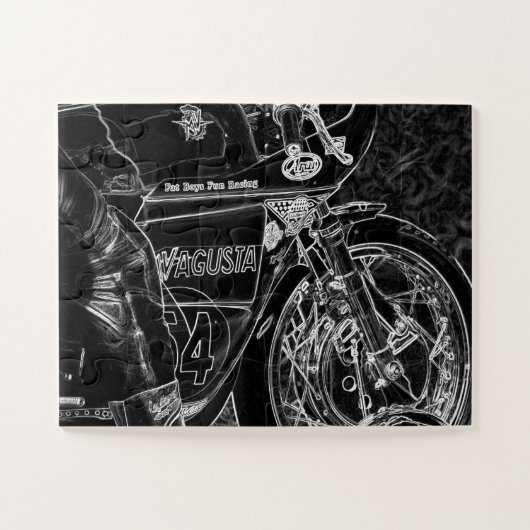 Motorfiets 1 11x14 30pc jpm legpuzzel (Horizontaal)