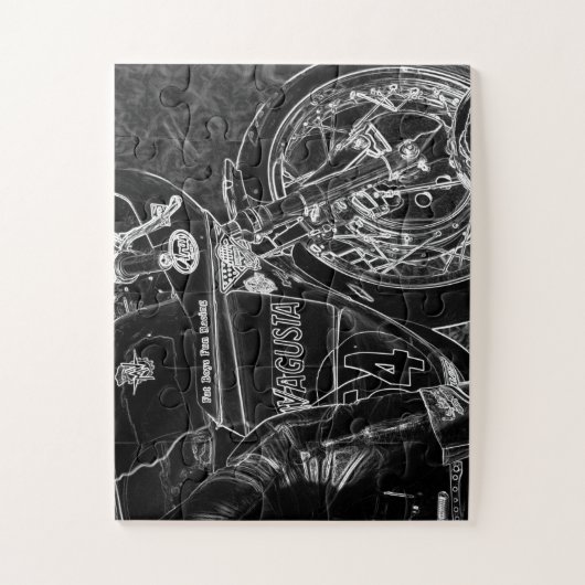 Motorfiets 1 11x14 30pc jpm legpuzzel (Verticaal)